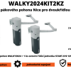 WALKY2024KIT2KZ - sada pákového pohonu Nice pro dvoukřídlou bránu